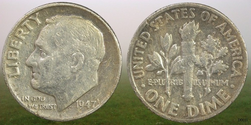 coins world united states dd011 usa 1947 silver roosevelt dime