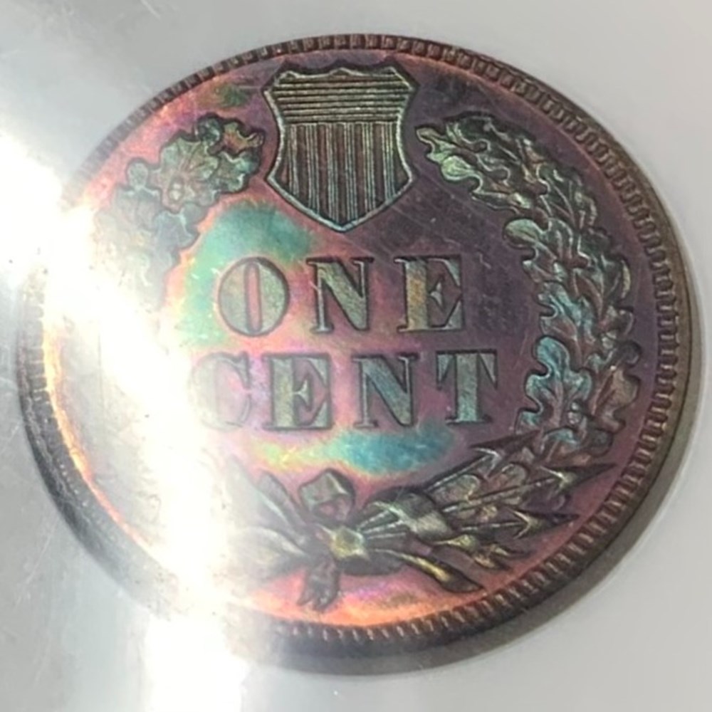 United States 1881 Bronze Proof Indian Head Cent Coins World