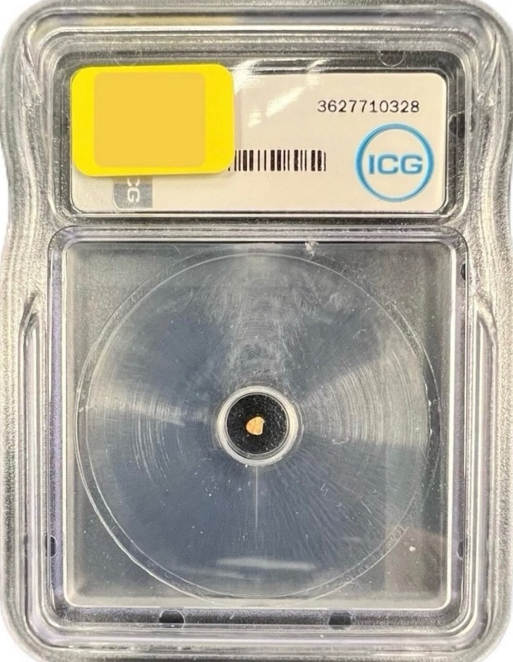 India (Vijayanagara Empire): ca. 1336-1646 gold bele (1/10 fanam) "World's Smallest Gold Coin", ICG 3 coins primitive money asia india vijayanagara empire ca 1336 1646 gold bele 1 10 fanam world s smallest gold coin icg