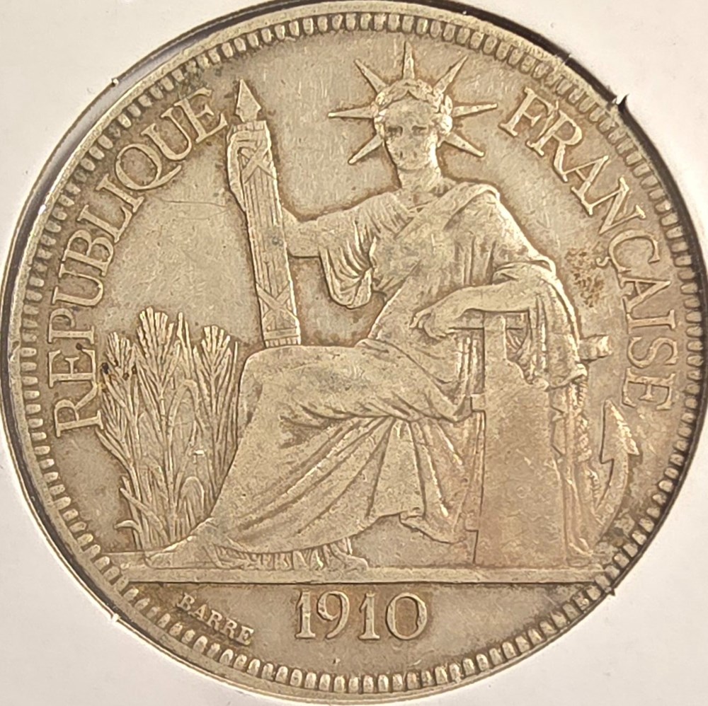 coins world french indo china piastre 1910