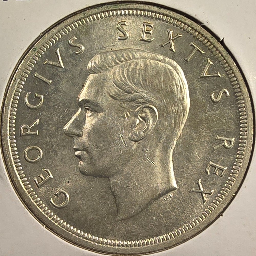 coins world south africa 5 shillings 1952