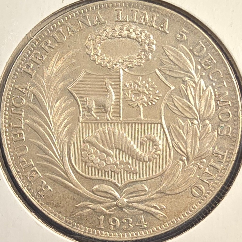 Peru - Sol, 1934 3 coins world peru sol 1934