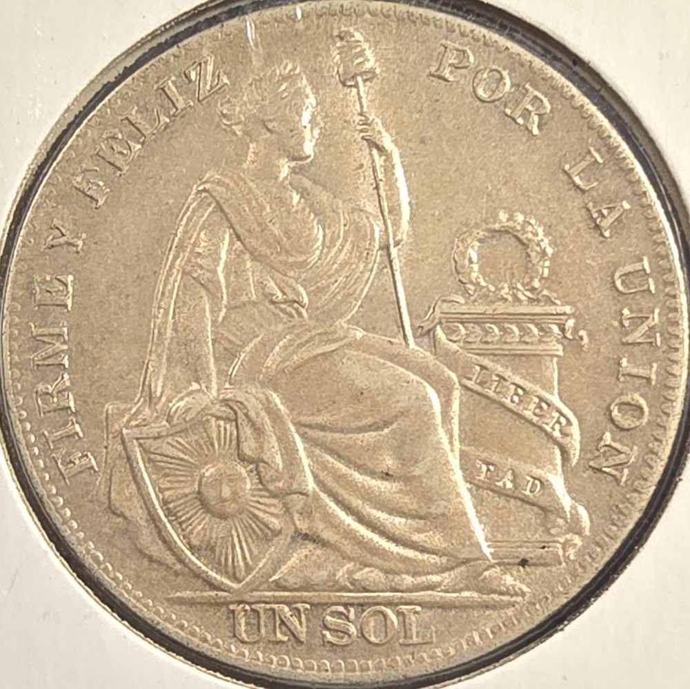 Peru - Sol, 1934 2 coins world peru sol 1934