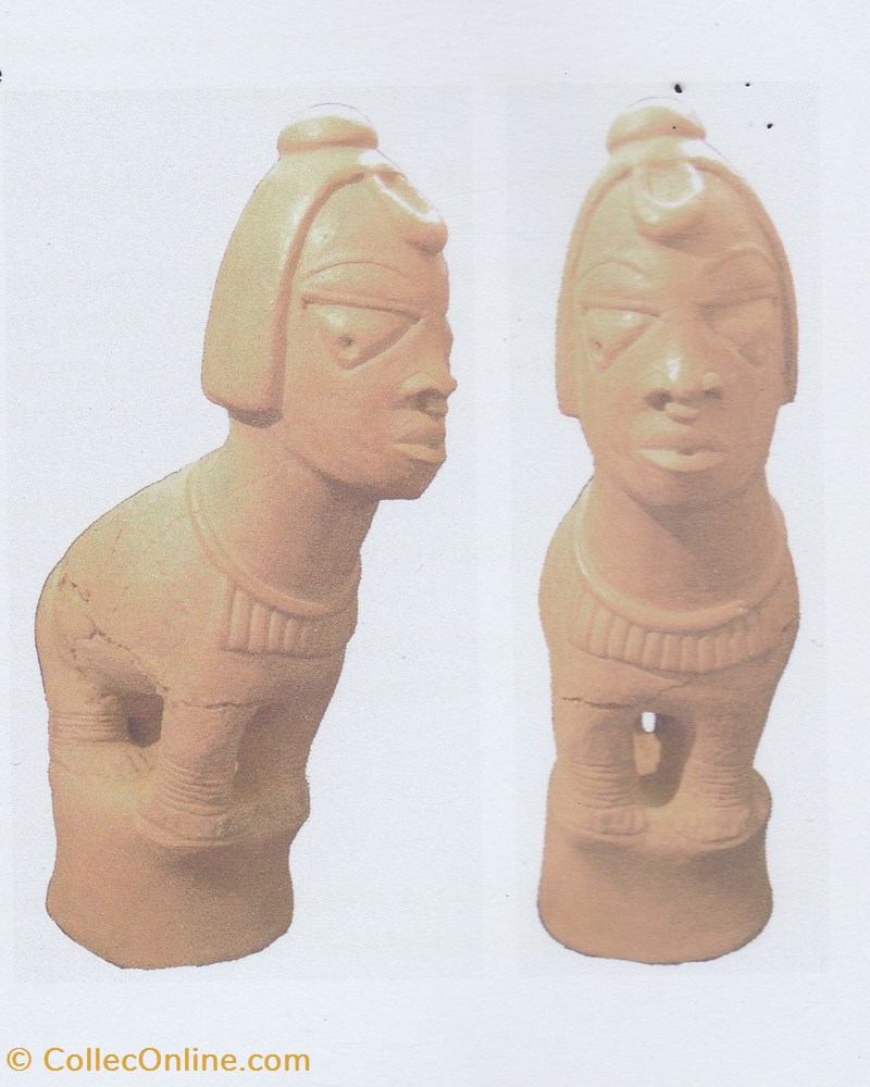 art antiquites africain terre cuite sculpture anthropozoomorphe