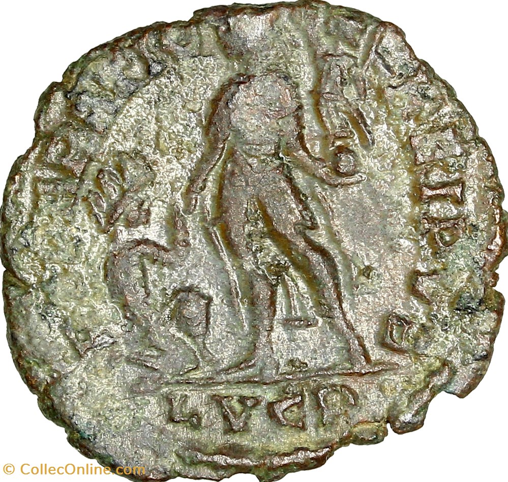 monnaies antiques romaines imperiales et republicaines maiorina pecunia de magnus maximus reparatio reipublicae 383 386 lyon