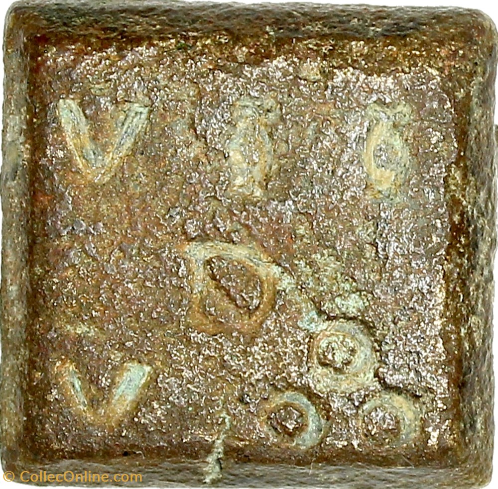 Poids monétaire de tolérance minimale du quart d'écu, 7 deniers 8 grains, Henri III, après 1586 monnaies paranumismatique jetons monetaires poids monetaire de tolerance minimale du quart ecu 7 deniers 8 grains henri iii apres 1586