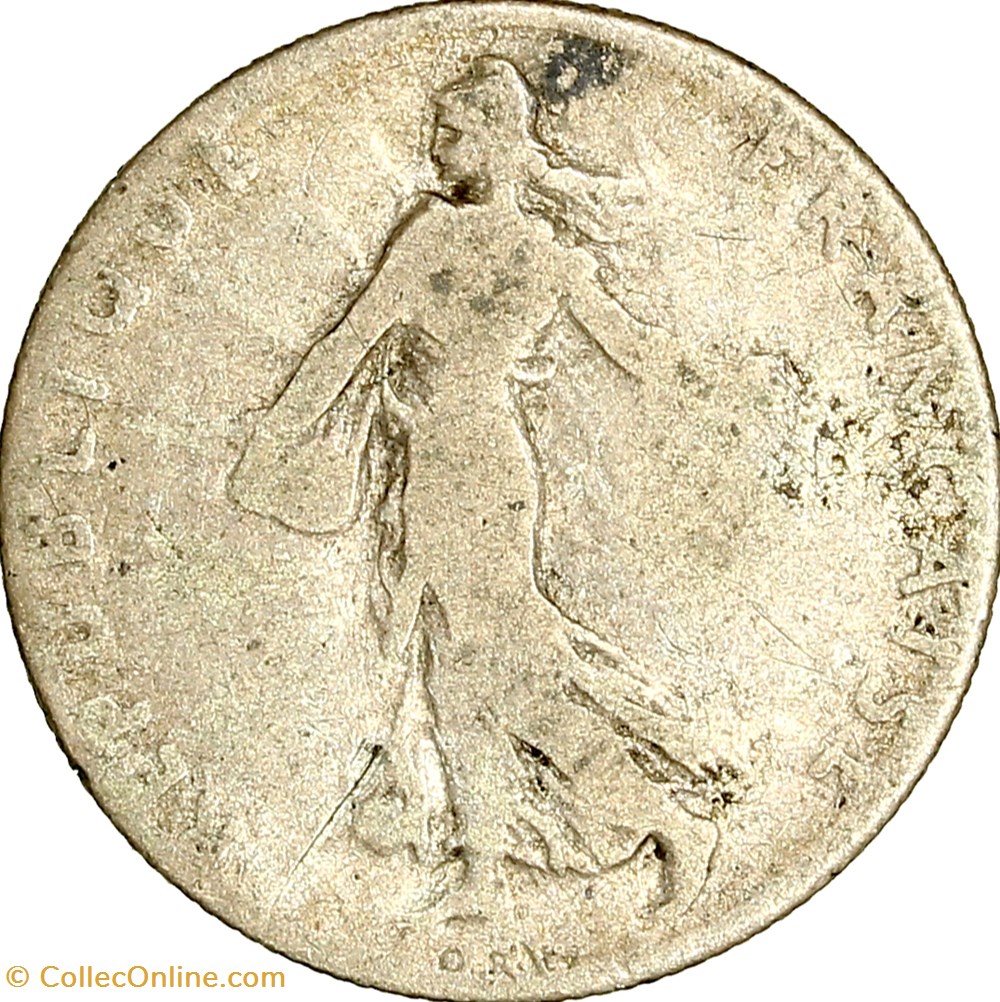 50 centimes Semeuse, IIIe République, 1900 monnaies monde france 50 centimes semeuse iiie republique 1900