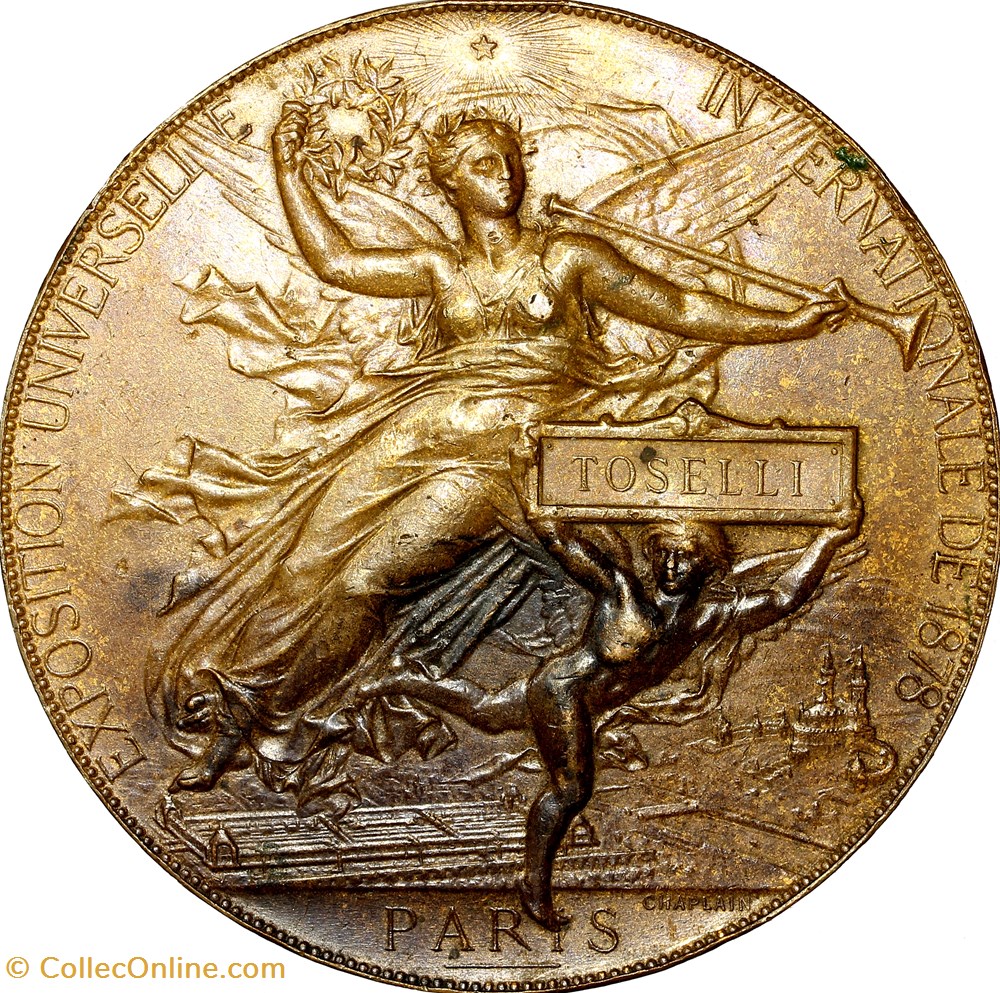 Médaille de l'Exposition Universelle de 1878, 1878 medailles france medaille de exposition universelle de 1878 1878