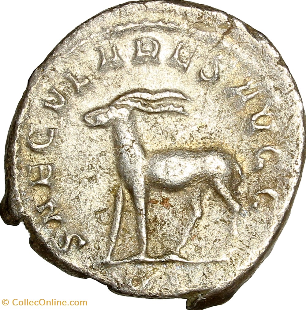 Antoninien de Philippe Ier l'Arabe, Antilope, 248, Rome monnaies antiques romaines imperiales et republicaines antoninien de philippe ier arabe antilope 248 rome