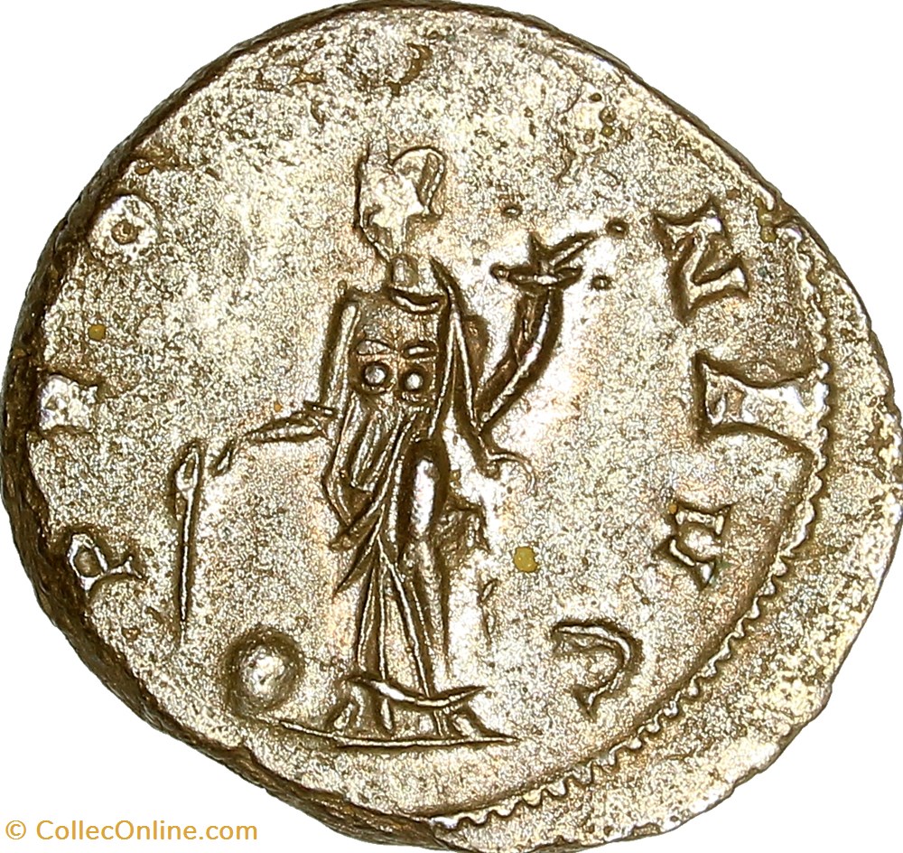 Antoninien de Claude II le Gothique, Providentia, 269, Siscia monnaies antiques romaines imperiales et republicaines antoninien de claude ii le gothique providentia 269 siscia