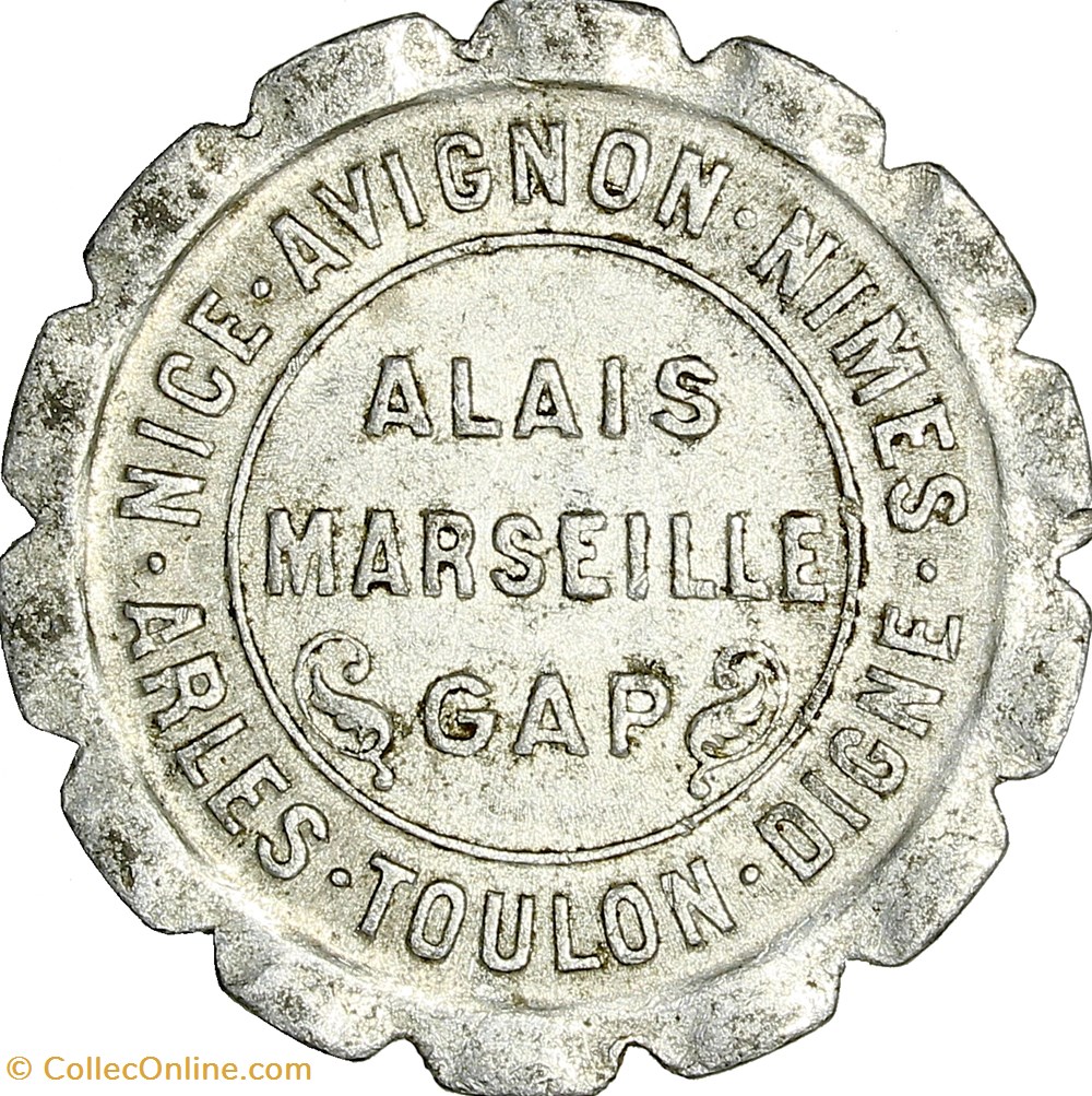 5 centimes, Chambres de Commerce, Région Provençale, 1921 monnaies monde france 5 centimes chambres de commerce region provencale 1921