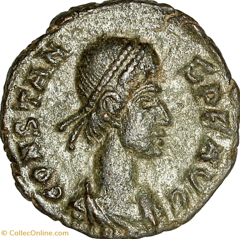 monnaies antiques romaines imperiales et republicaines centenionalis de constans victoires 347 348 treves