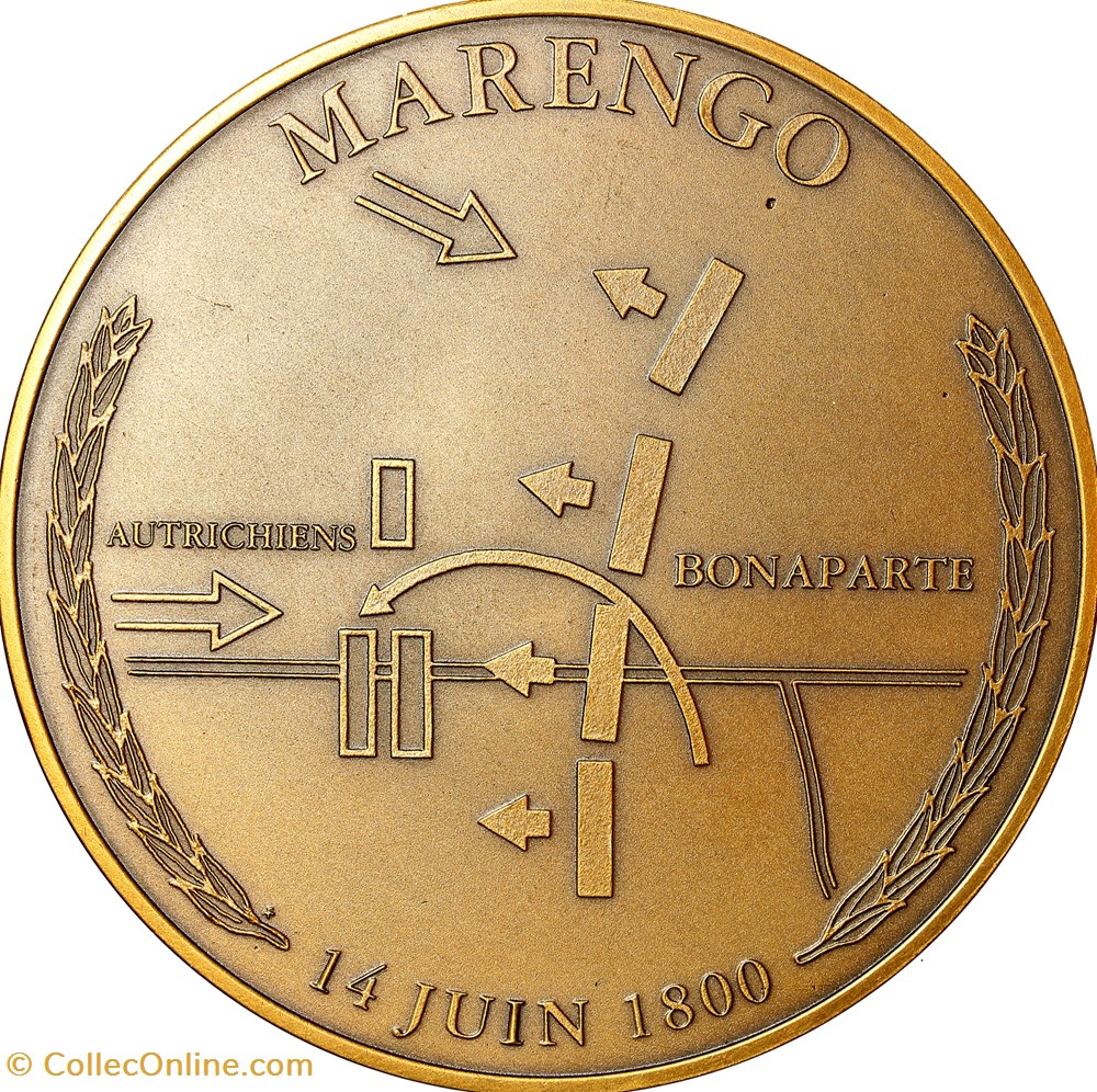Batailles de Napoléon, Marengo, 1991 medailles france batailles de napoleon marengo 1991