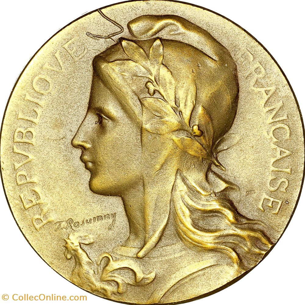 medailles france medaille des syndicats des industries de alimentation 1960