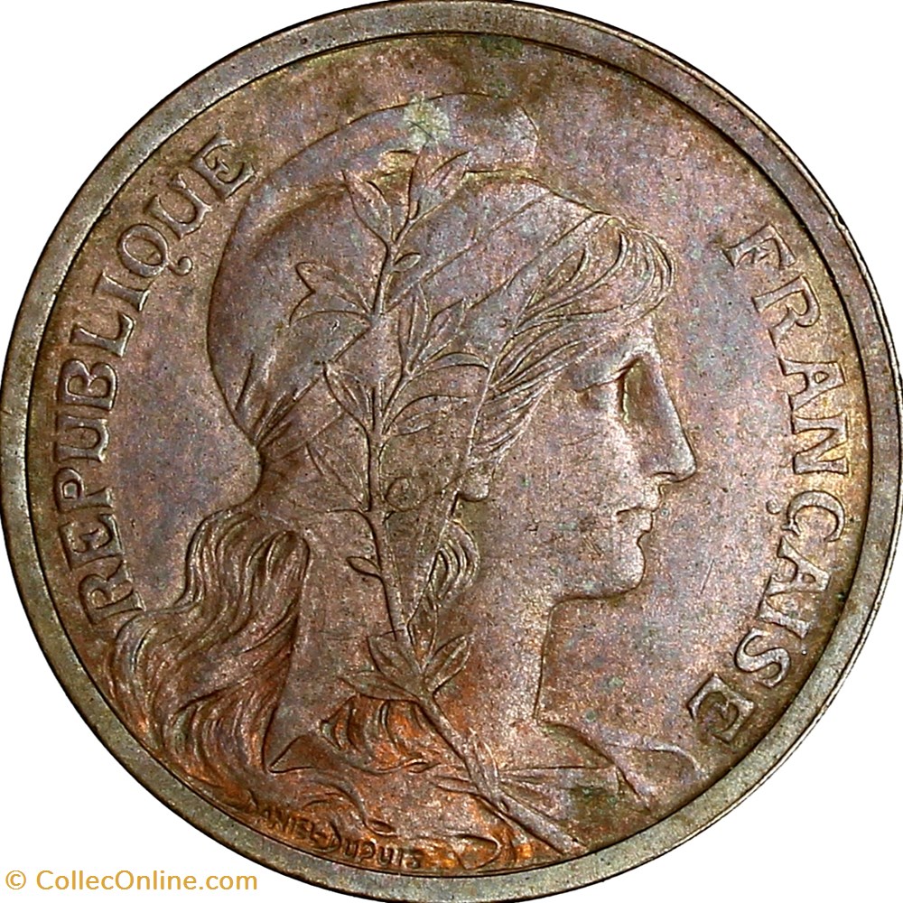 2 centimes Daniel-Dupuis, IIIe République, 1913 monnaies france modernes 2 centimes daniel dupuis iiie republique 1913