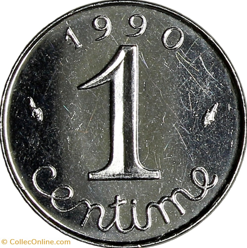 1 centime épi, 1990 monnaies monde france 1 centime epi 1990