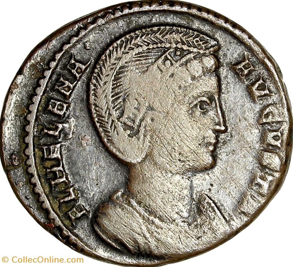 Centenionalis d'Hélène, Securitas, 326, Trèves monnaies antiques romaines imperiales et republicaines centenionalis helene securitas 326 treves