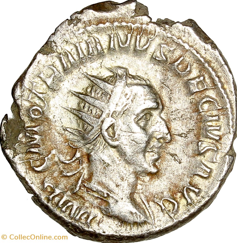 Antoninien de Trajan Dèce, Genius, 249-251, Rome monnaies antiques romaines imperiales et republicaines antoninien de trajan dece genius 249 251 rome