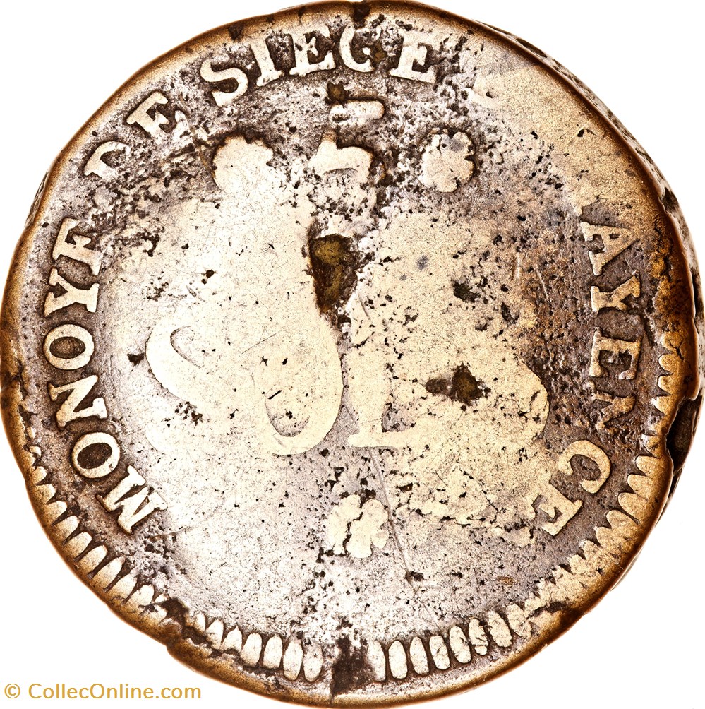 5 sols du siège de Mayence, 1793, Mayence monnaies monde france 5 sols du siege de mayence 1793 mayence