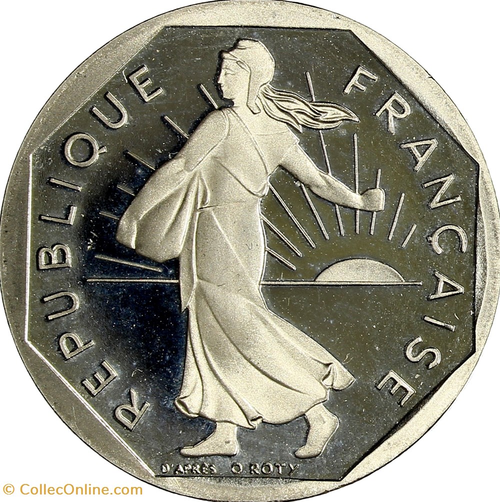 2 francs Semeuse, nickel, BE, 1996 monnaies monde france 2 francs semeuse nickel be 1996