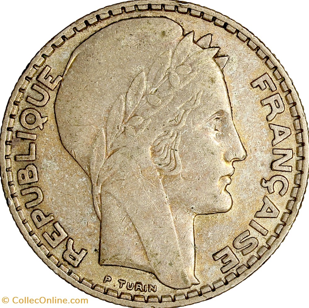 10 francs Turin, IIIe République, 1934, 3 court monnaies monde france 10 francs turin iiie republique 1934 3 court