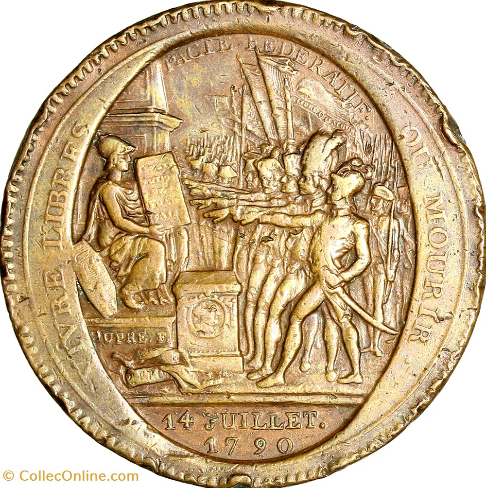 Monneron de 5 sols au serment, type "qui se vend", 1792, Birmingham monnaies monde france monneron de 5 sols au serment type qui se vend 1792 birmingham
