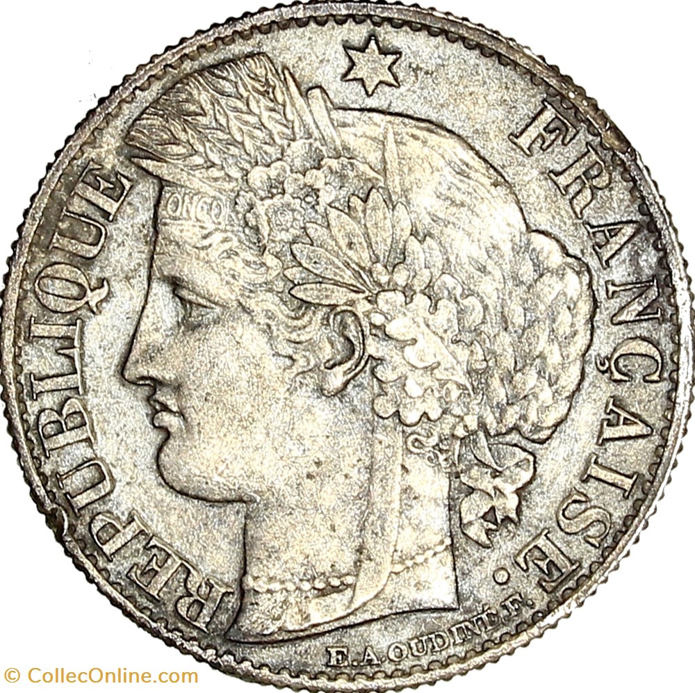 50 centimes Cérès, IIIe République, 1895, Paris monnaies monde france 50 centimes ceres iiie republique 1895 paris