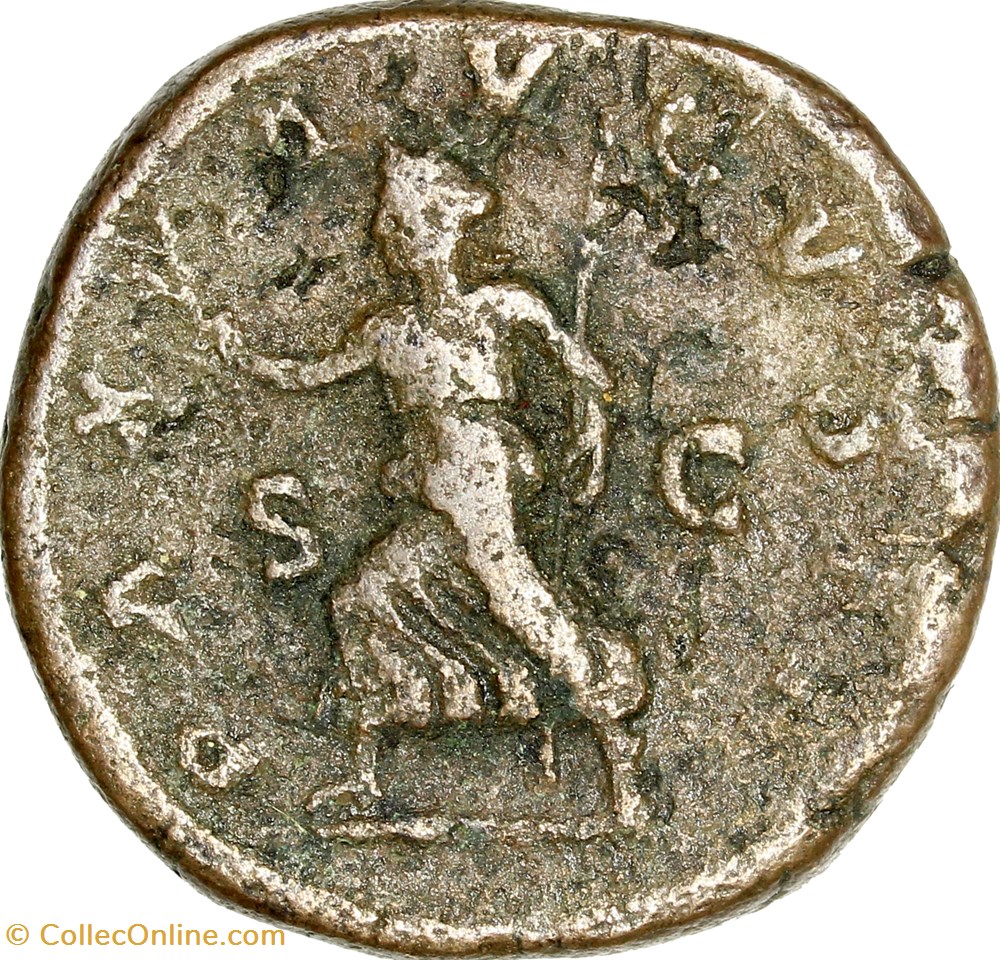 Sesterce de Sévère Alexandre, Pax, 226, Rome monnaies antiques romaines imperiales et republicaines sesterce de severe alexandre pax 226 rome