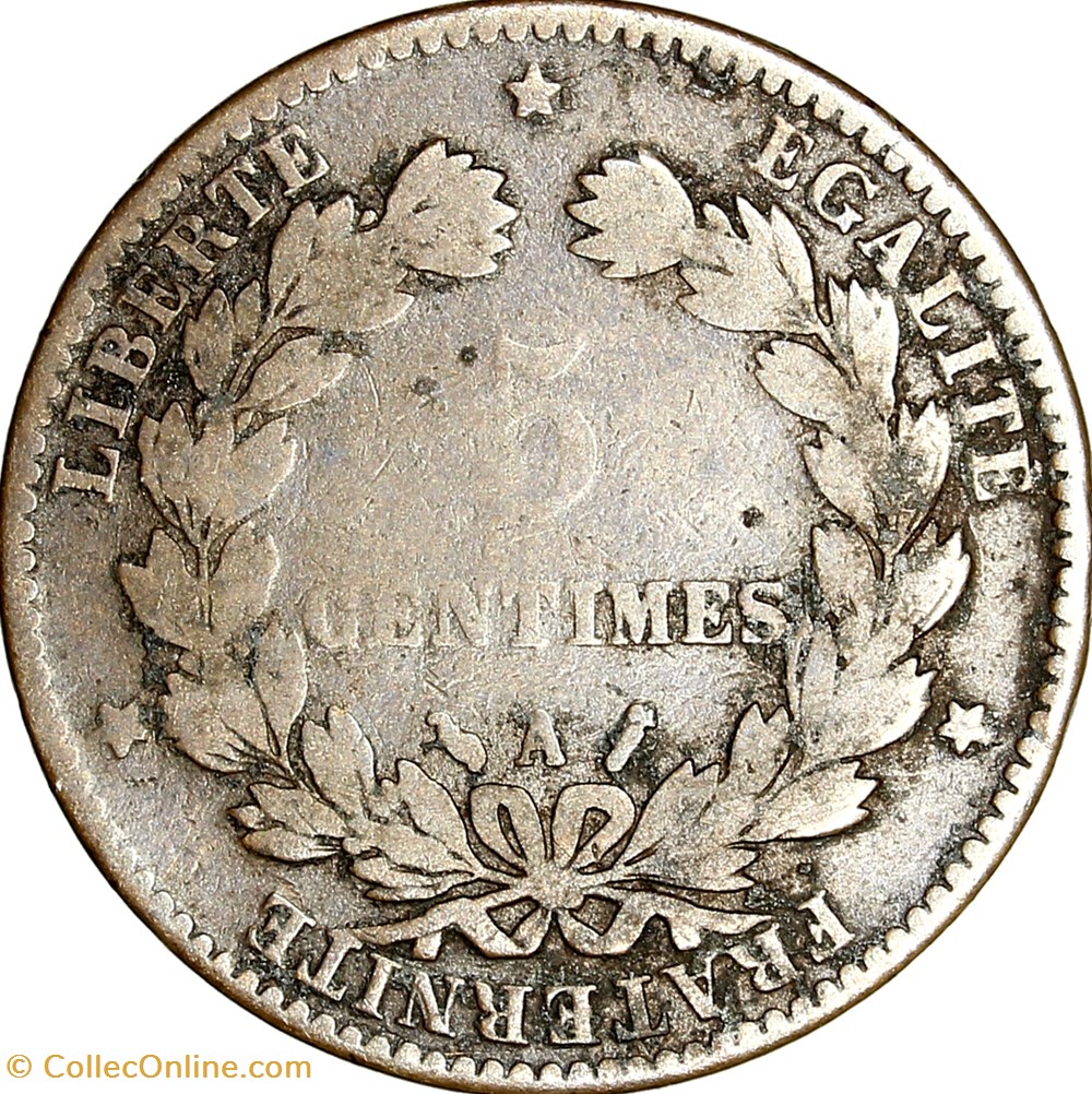 5 centimes Cérès, IIIe République, 1885, Paris monnaies monde france 5 centimes ceres iiie republique 1885 paris