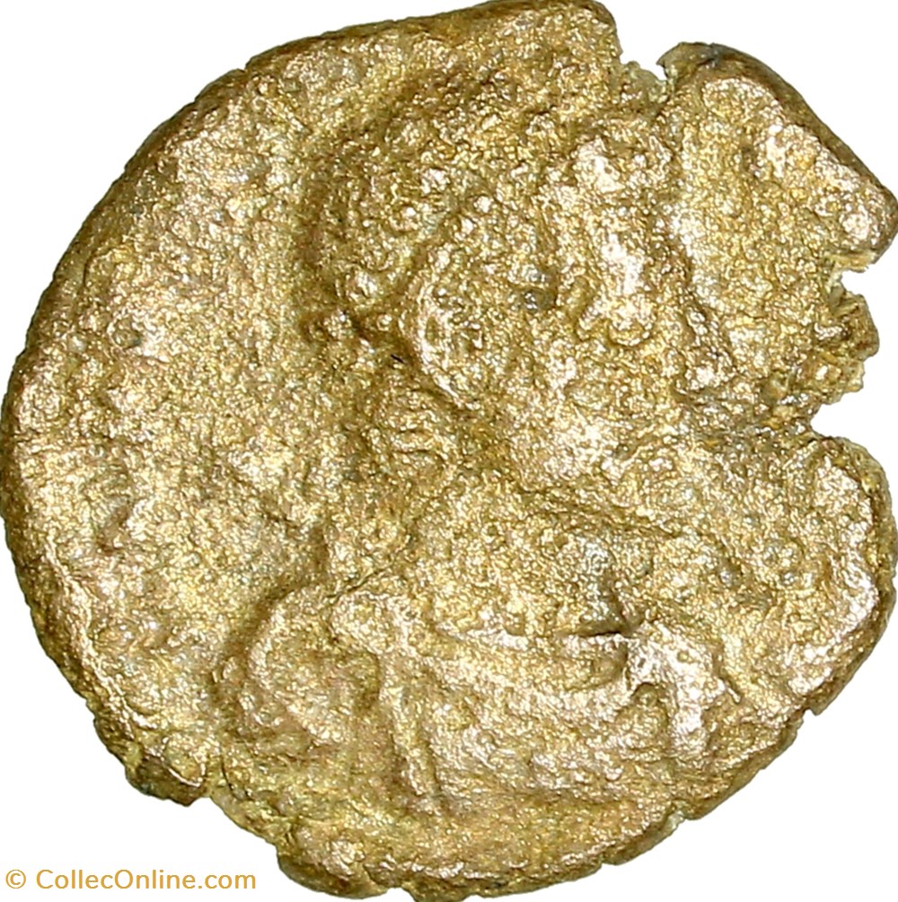 monnaies antiques romaines imperiales republicaines nummus honorius honorius et victoria 395 401 cyzique