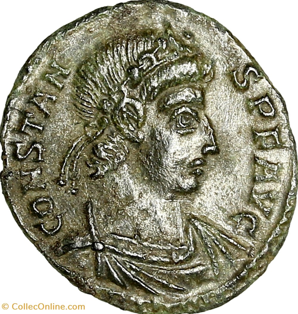 Centenionalis de Constans, Victoires, 347-348, Aquilée monnaies antiques romaines imperiales et republicaines centenionalis de constans victoires 347 348 aquilee