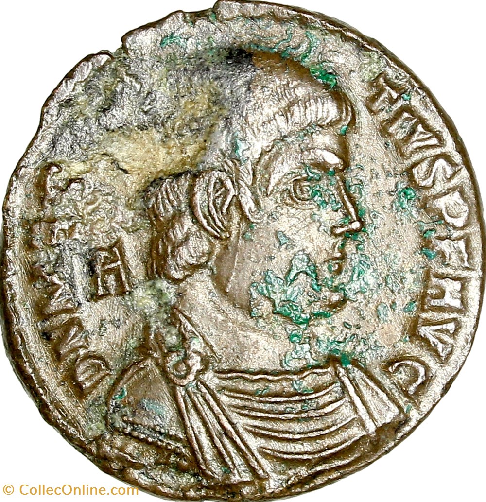 Maiorina de Magnence, Victoriae, 351, Lyon monnaies antiques romaines imperiales et republicaines maiorina de magnence victoriae 351 lyon