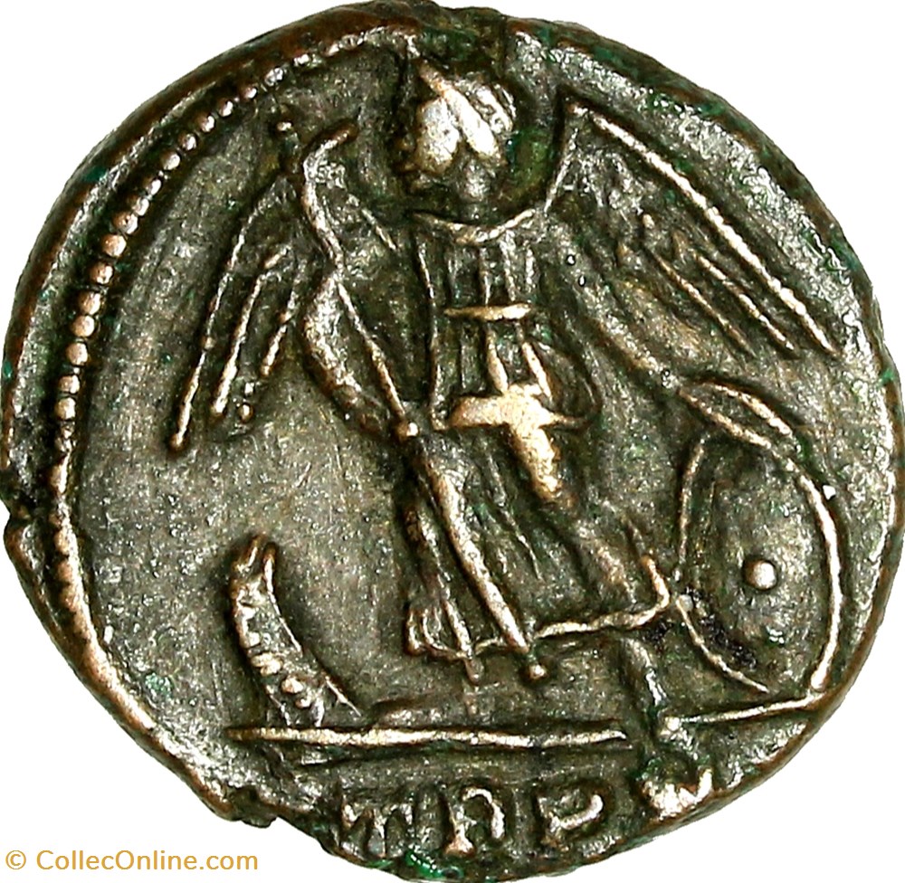 Centenionalis de Constantinople, Victoria, 331, Trèves monnaies antiques romaines imperiales et republicaines centenionalis de constantinople victoria 331 treves