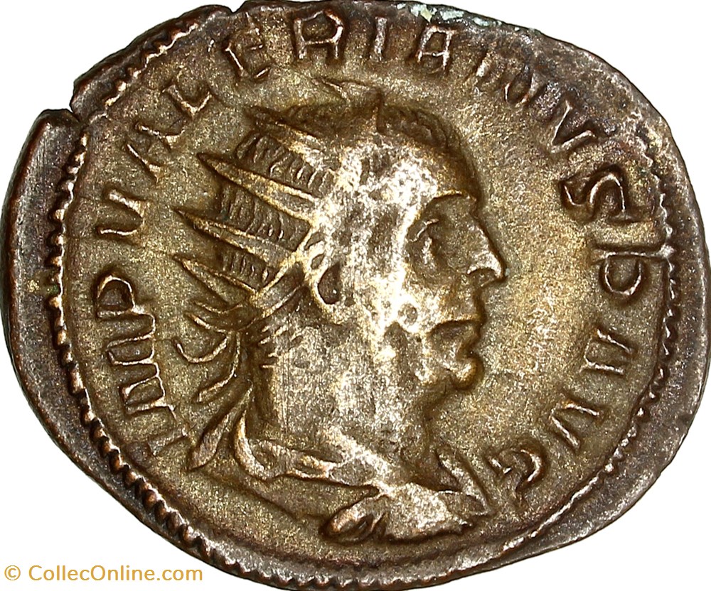 Antoninien de Valérien Ier, Concordia, 254, Viminiacum monnaies antiques romaines imperiales et republicaines antoninien de valerien ier concordia 254 viminiacum