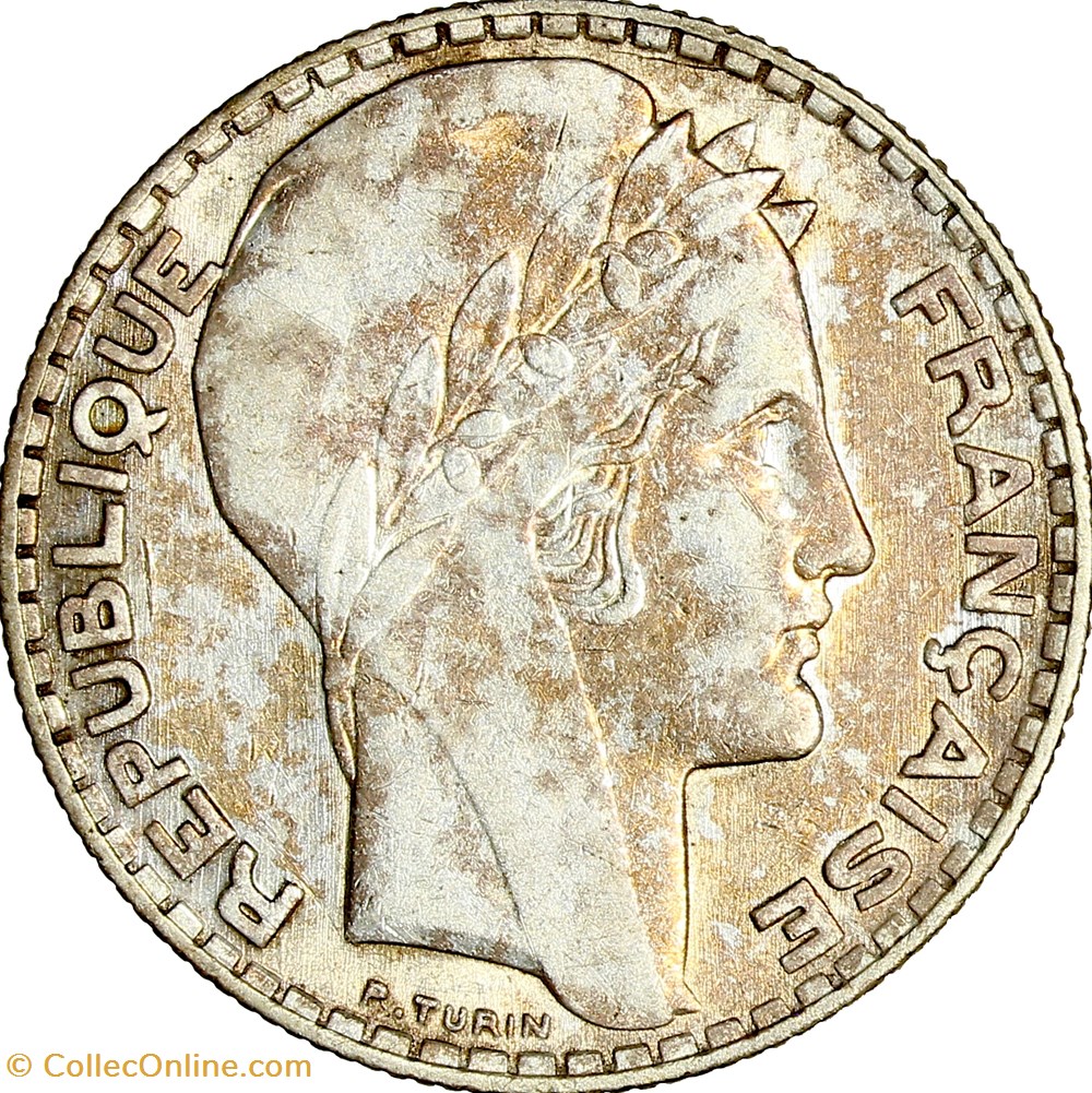 monnaies monde france 10 francs turin iiie republique 1931