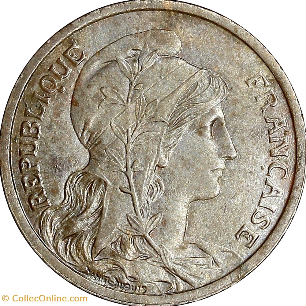 monnaies france modernes 2 centimes daniel dupuis iiie republique 1902