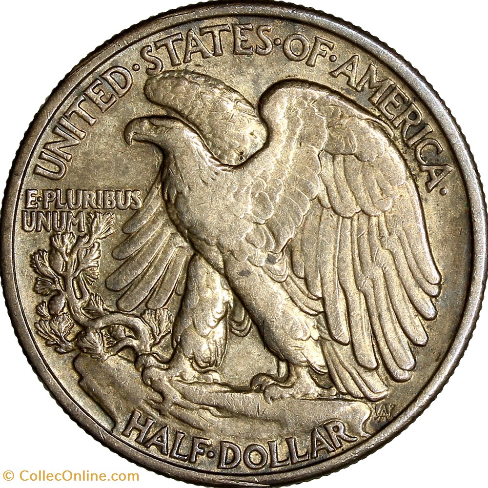 1/2 dollar Walking Liberty, Etats-Unis, 1942, Philadelphie monnaies monde 1 2 dollar walking liberty etats unis 1942 philadelphie