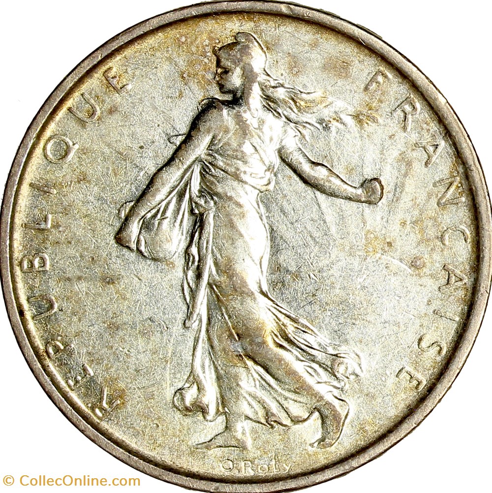 5 francs Semeuse, 1967 monnaies monde france 5 francs semeuse 1967