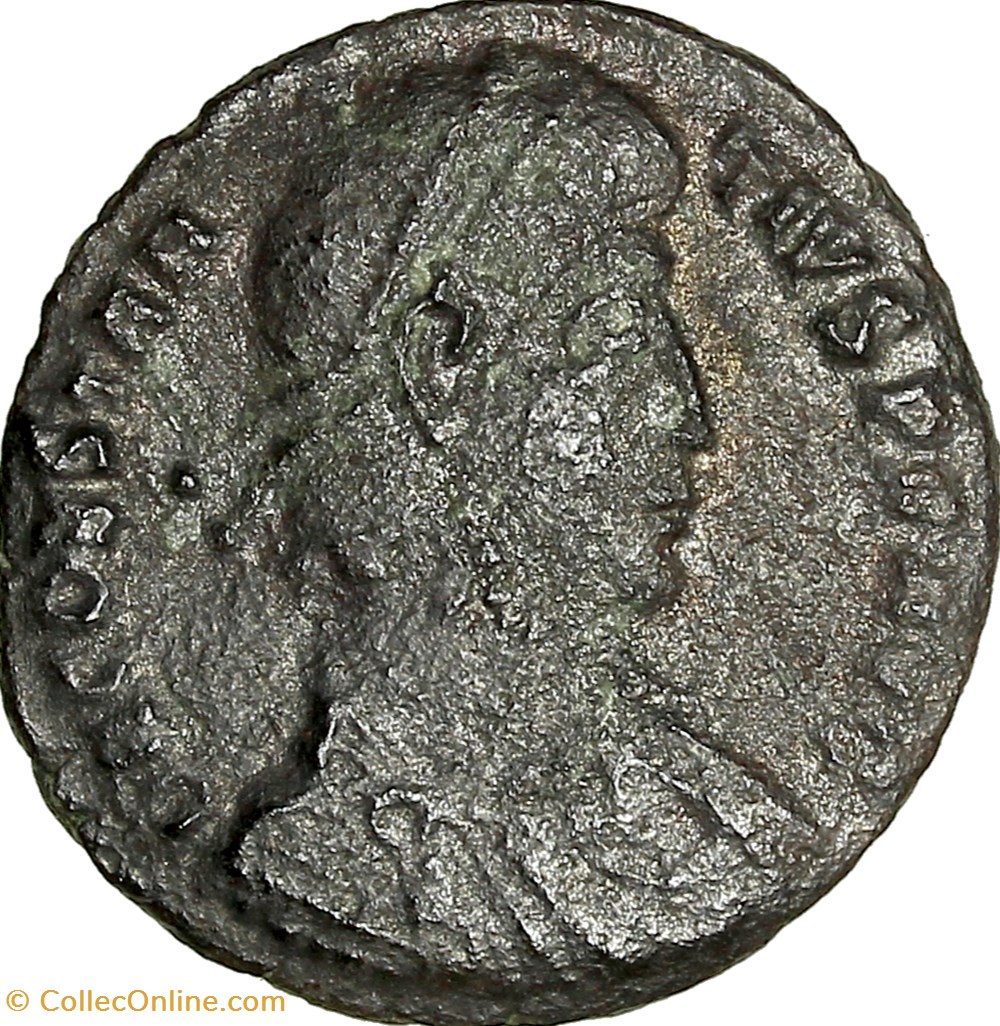 Maiorina réduite de Constance II, Fel Temp Reparatio, 351-355, Sirmium monnaies antiques romaines imperiales et republicaines maiorina reduite de constance ii fel temp reparatio 351 355 sirmium