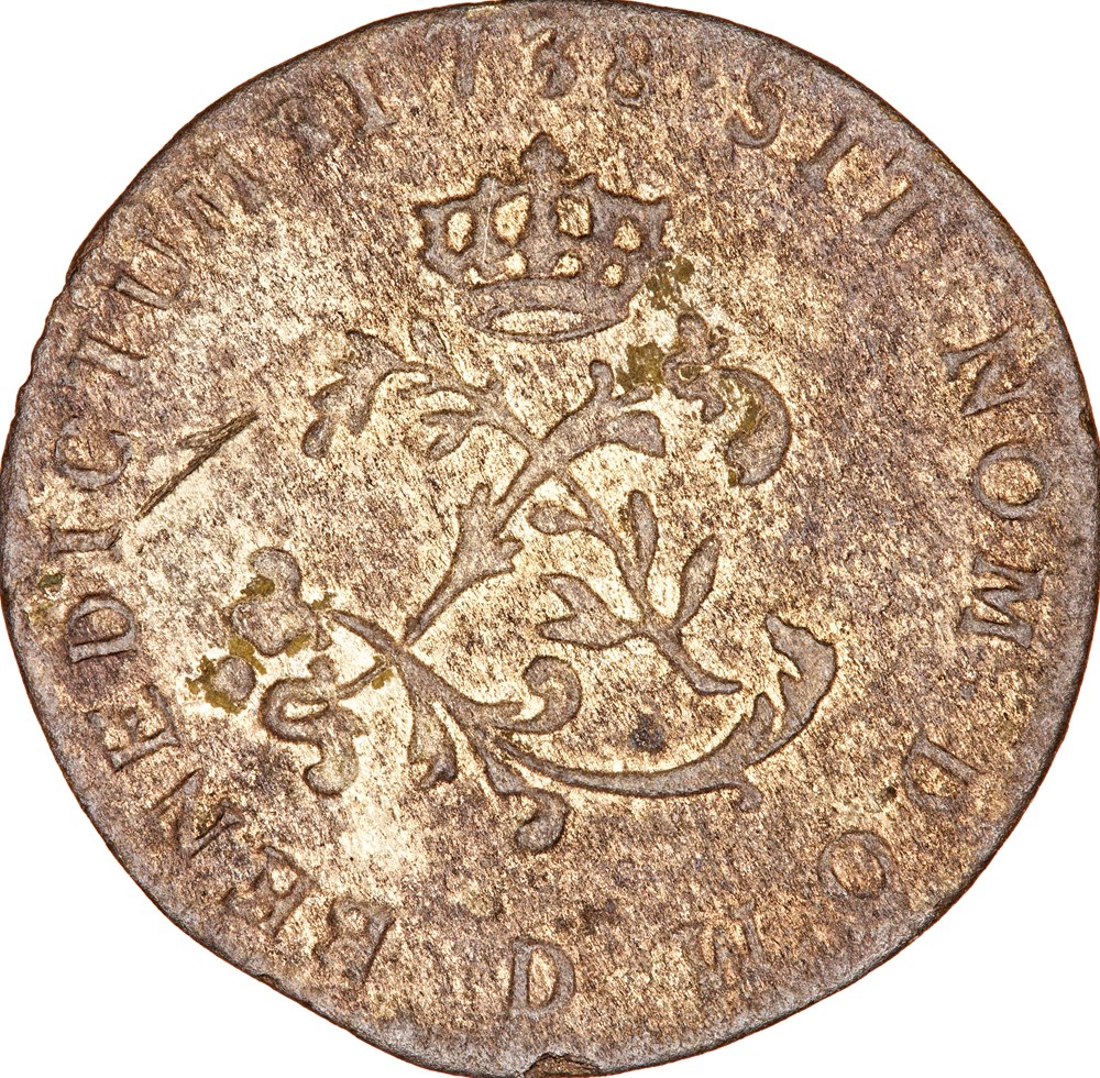 Double sol, Louis XV, 1738, Lyon monnaies europe medievale a france royales double sol louis xv 1738 lyon