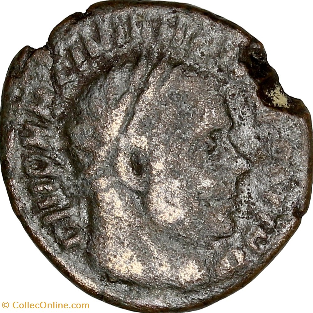 Demi-follis de Maximien Hercule divinisé, aigle, 317-318, Rome monnaies antiques romaines imperiales et republicaines demi follis de maximien hercule divinise aigle 317 318 rome