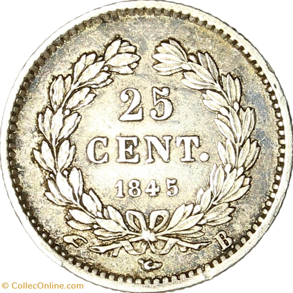 25 centimes, Louis-Philippe Ier, 1845, Rouen monnaies monde france 25 centimes louis philippe ier 1845 rouen