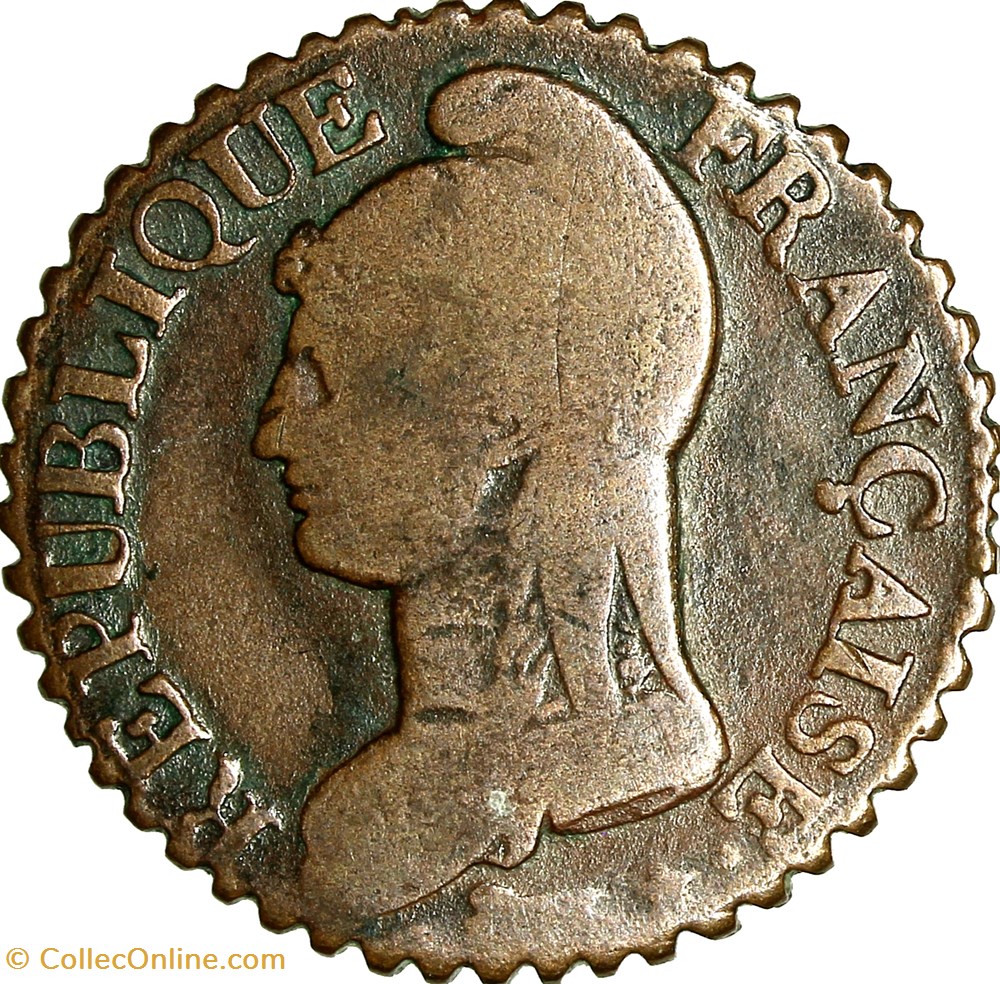 Cinq centimes Dupré, grand module, le Directoire, an 7 / 5, Paris, monnaie de bagnard monnaies monde france cinq centimes dupre grand module le directoire an 7 5 paris monnaie de bagnard