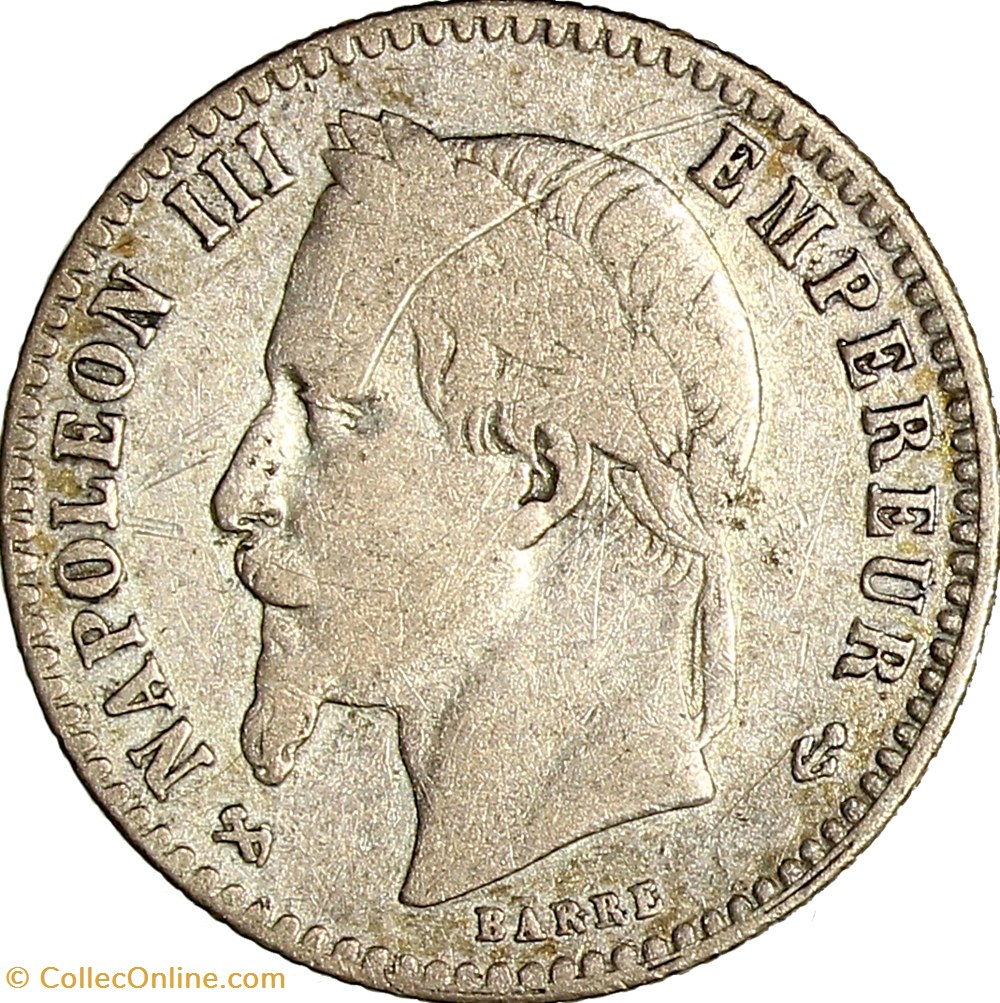 50 centimes, tête laurée, Napoléon III, 1866, Bordeaux monnaies monde france 50 centimes tete lauree napoleon iii 1866 bordeaux