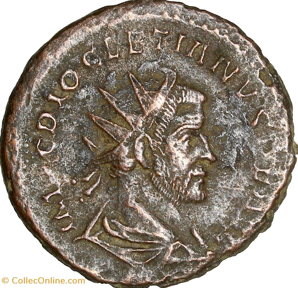 monnaies antiques romaines imperiales republicaines aurelianus de diocletien pax automne 289 debut 290 lyon