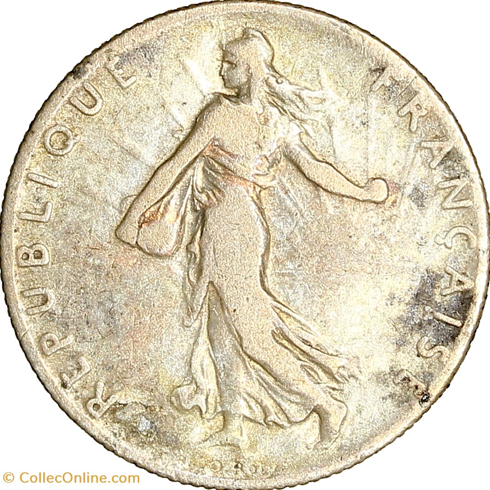 monnaies monde france 50 centimes semeuse iiie republique 1908