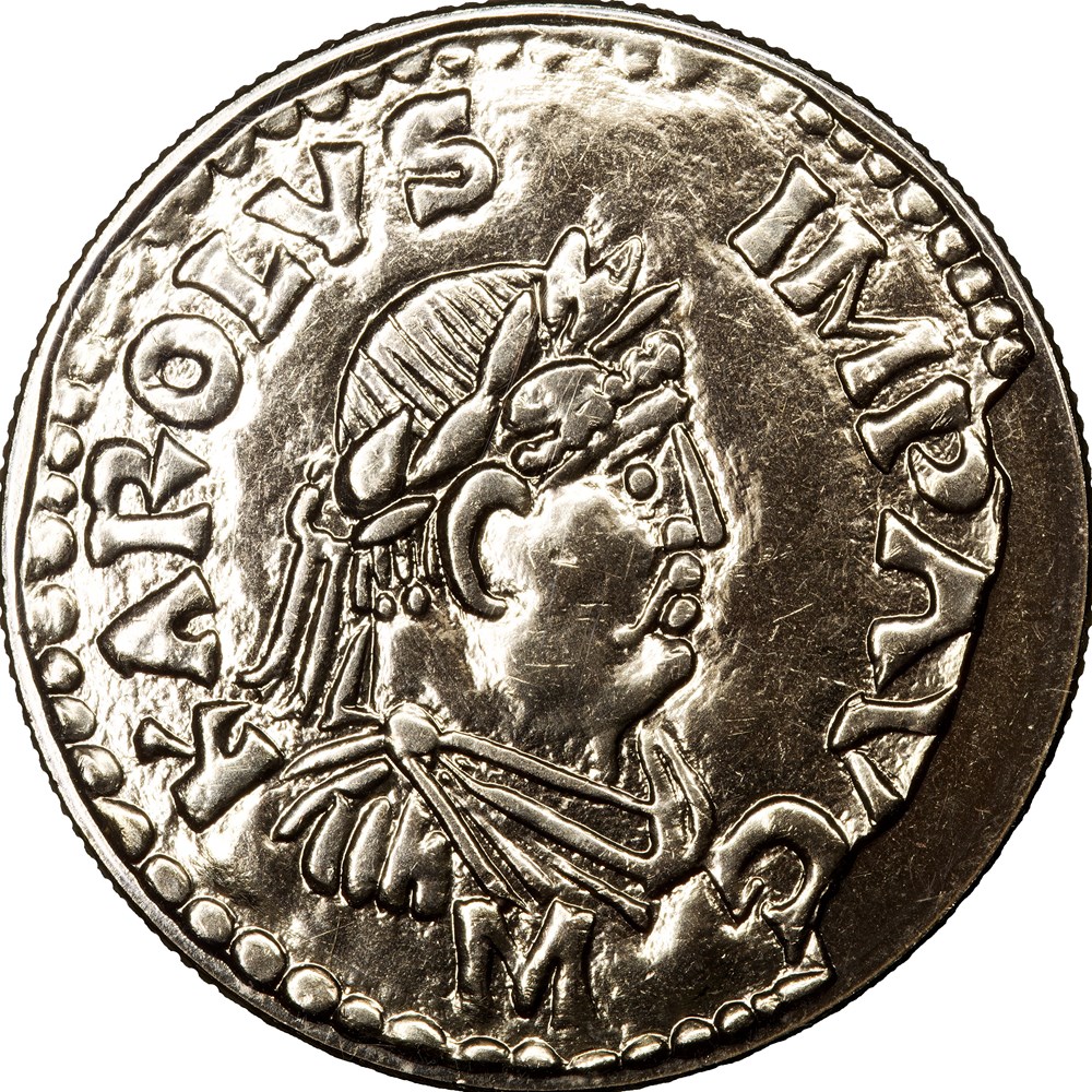5 francs Denier de Charlemagne, BU, 2000 monnaies monde france 5 francs denier de charlemagne bu 2000
