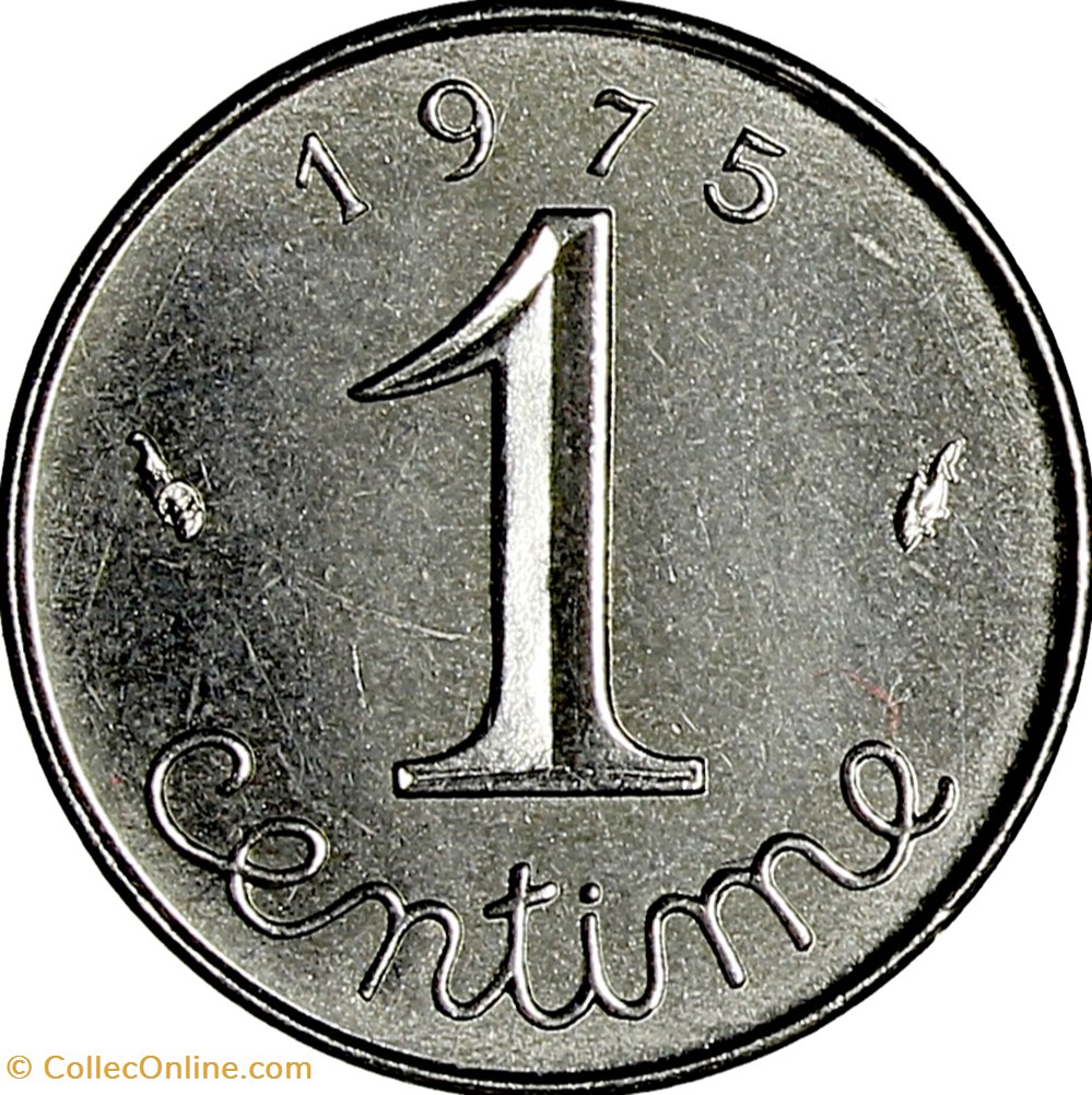 1 centime épi, 1975 monnaies monde france 1 centime epi 1975