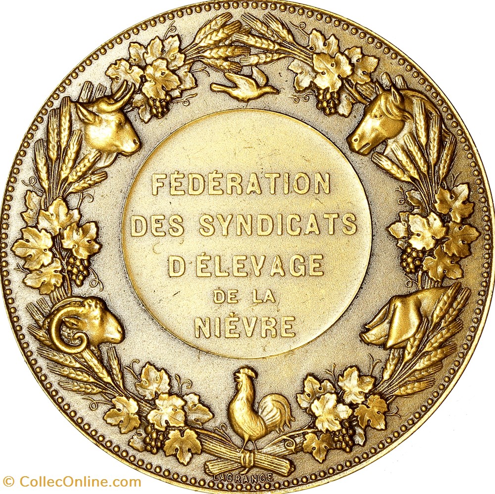 medailles france medaille de recompense agricole date indeterminee