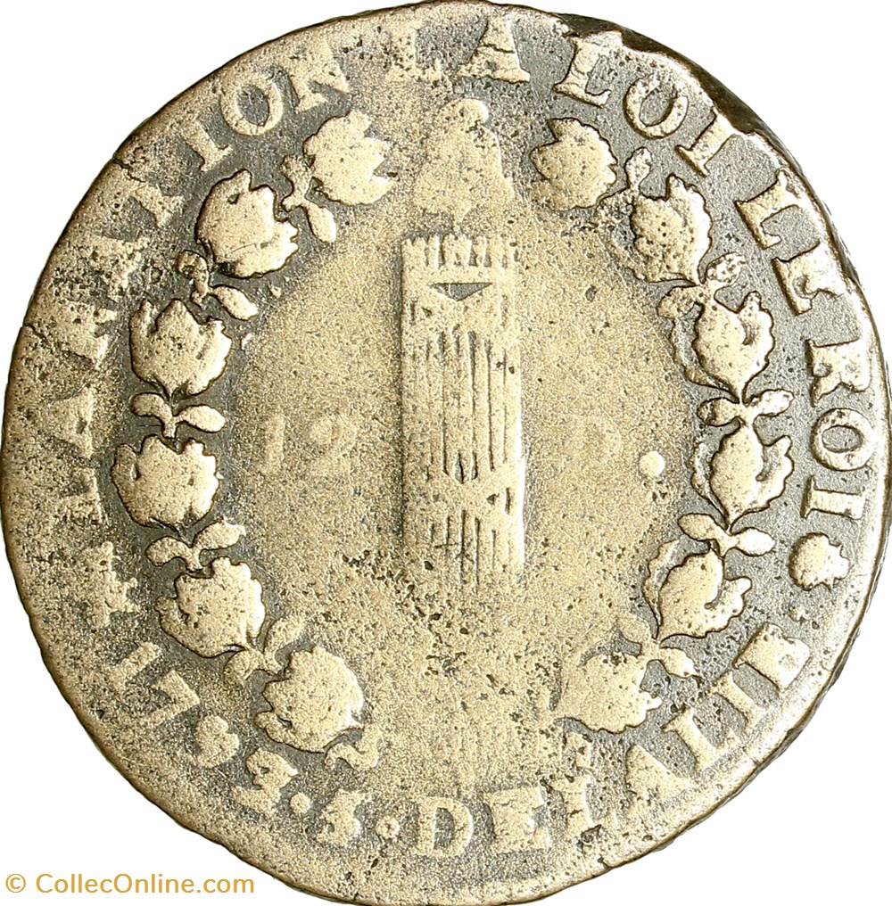 12 deniers au faisceau type François, Louis XVI, 1793 / 1792, an 5 / 4, Rouen monnaies monde france 12 deniers au faisceau type francois louis xvi 1793 1792 an 5 4 rouen